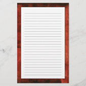 Diepe Crimson Schilderen met geometrische vormen Briefpapier (Voorkant)