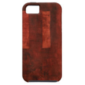 Diepe Crimson Schilderen met geometrische vormen Case-Mate iPhone Case (Achterkant)