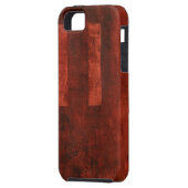 Diepe Crimson Schilderen met geometrische vormen Case-Mate iPhone Case (Achterkant Links)
