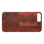 Diepe Crimson Schilderen met geometrische vormen Case-Mate iPhone Case (Achterkant (Horizontaal))