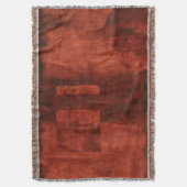 Diepe Crimson Schilderen met geometrische vormen Deken (Voorkant Verticaal)