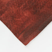 Diepe Crimson Schilderen met geometrische vormen Fleece Deken (Hoek)