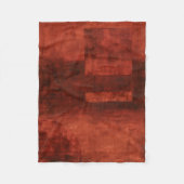 Diepe Crimson Schilderen met geometrische vormen Fleece Deken (Voorkant)