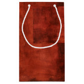 Diepe Crimson Schilderen met geometrische vormen Klein Cadeauzakje (Achterkant)