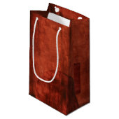 Diepe Crimson Schilderen met geometrische vormen Klein Cadeauzakje (Voorkant Gekanteld)