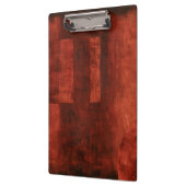Diepe Crimson Schilderen met geometrische vormen Klembord (Links)