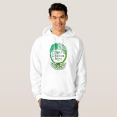 Diepe Culturele Roots – Minimale Goud & Zwarte Hoo Hoodie (Voorkant volledig)