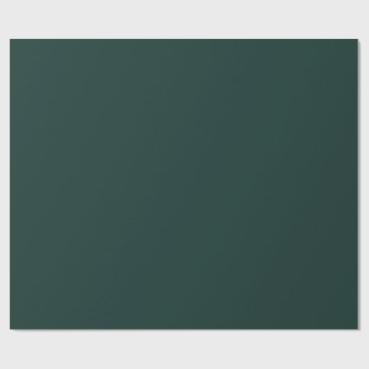 Diepe Cyaan Solid Color Cadeaupapier (Vlak)