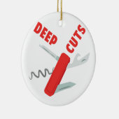 Diepe deelstukken keramisch ornament (Rechts)