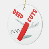 Diepe deelstukken keramisch ornament (Links)