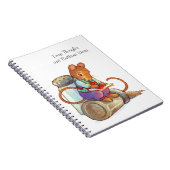 Diepe denker-schrijfster Mouse Nitiem notebook Notitieboek (Rechterzijde)