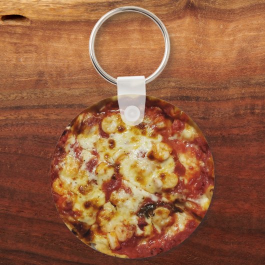 Diepe diepzeegarnaal en kaasmakreel sleutelhanger (Voorkant)