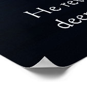 Diepe dingen van Darkness Poster (Hoek)