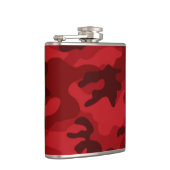 Diepe, donkerrode camo, camouflage heupfles (Rechts)