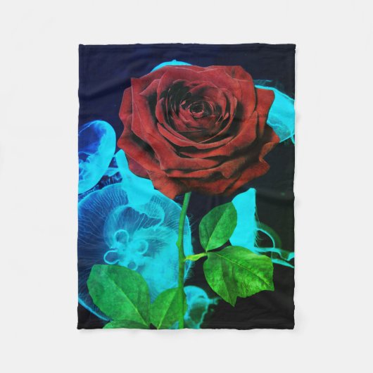 Diepe Duik Boeddha Vandaag #5 Gezellige Oceaan Fleece Deken (Voorkant)