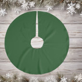 Diepe Elegante Kerst Groene Polyester Boomrok Kerstboom Rok