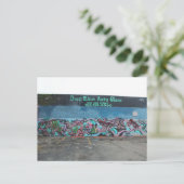 Diepe Ellum Graffiti kunstwerk # 17 Briefkaart (Staand voorkant)