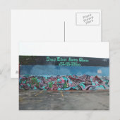 Diepe Ellum Graffiti kunstwerk # 17 Briefkaart (Voorkant / Achterkant)