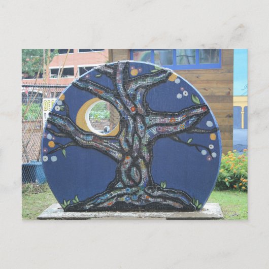 Diepe Ellum Graffiti kunstwerk # 18 Briefkaart (Voorkant)