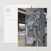 Diepe Ellum Graffiti kunstwerk # 37 Briefkaart (Voorkant / Achterkant)