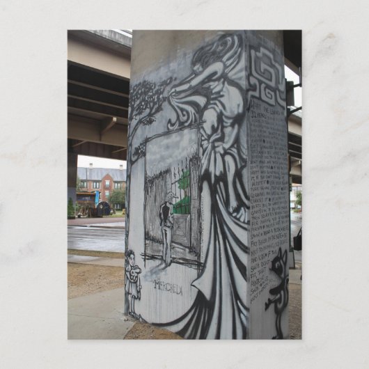 Diepe Ellum Graffiti kunstwerk # 37 Briefkaart (Voorkant)