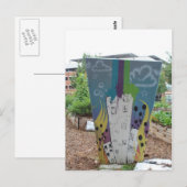Diepe Ellum Graffiti kunstwerk # 52 Briefkaart (Voorkant / Achterkant)