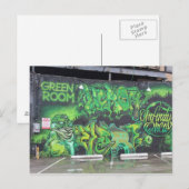 Diepe Ellum Graffiti kunstwerk # 54 Briefkaart (Voorkant / Achterkant)