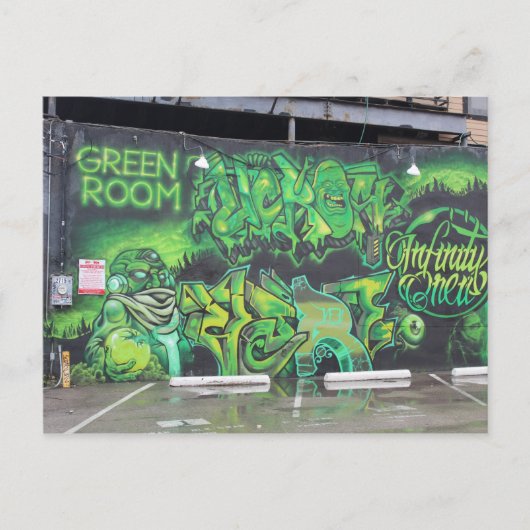 Diepe Ellum Graffiti kunstwerk # 54 Briefkaart (Voorkant)