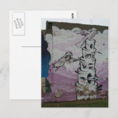 Diepe Ellum Graffiti kunstwerk # 67 Briefkaart (Voorkant / Achterkant)