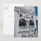 Diepe Ellum Graffiti kunstwerk # 74 Briefkaart (Voorkant / Achterkant)