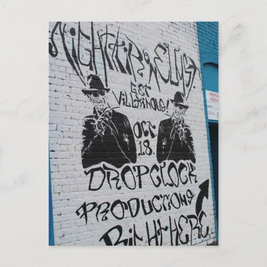 Diepe Ellum Graffiti kunstwerk # 74 Briefkaart (Voorkant)