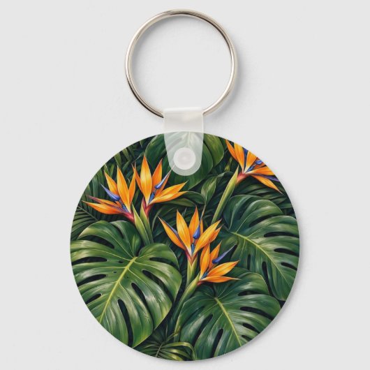 Diepe Exotische Jungle Sleutelhanger (Voorkant)