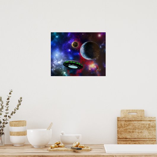 Diepe exploratie (20x16) poster (Keuken)