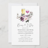 Diepe Fluwelen Bloemengeuren Voor de Huwelijksbelo Kaart (Voorkant)