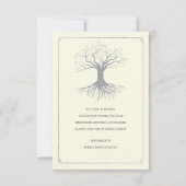 Diepe gebundelde sympathiebevestiging bedankkaart (Voorkant)