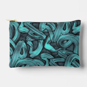 diepe gedachte - zwart en turquoise : etui (Voorkant)