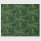 Diepe groene bijtende textuur cadeaupapier (Vlak)