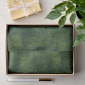 Diepe groene bijtende textuur tissuepapier (Geschenk)