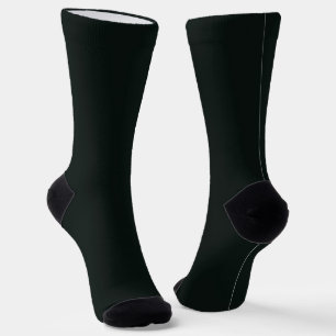 Diepe groene, vaste platte kleur sokken