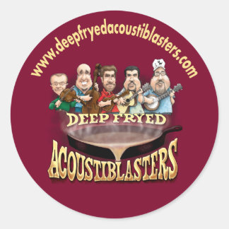 Diepe, grote ticker ronde sticker