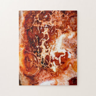 Diepe herfst in steen gebeiteld legpuzzel