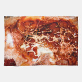 Diepe herfst in steen gebeiteld theedoek (Horizontaal)