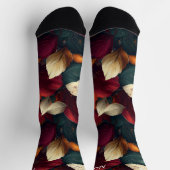 Diepe herfst met gedurfde bladeren in Bourgogne en Sokken (Top)