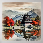 Diepe herfst poster (Voorkant)