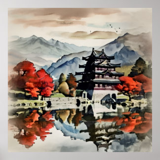 Diepe herfst poster