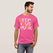 Diepe House Muziek Geluid T-shirt (Voorkant volledig)
