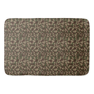 Diepe hout camouflage   badmat