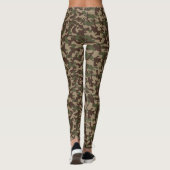Diepe hout camouflage leggings (Achterkant)