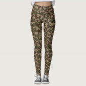 Diepe hout camouflage leggings (Voorkant)