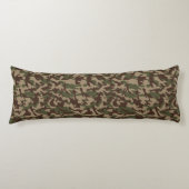 Diepe hout camouflage lichaamskussen (Voorkant)